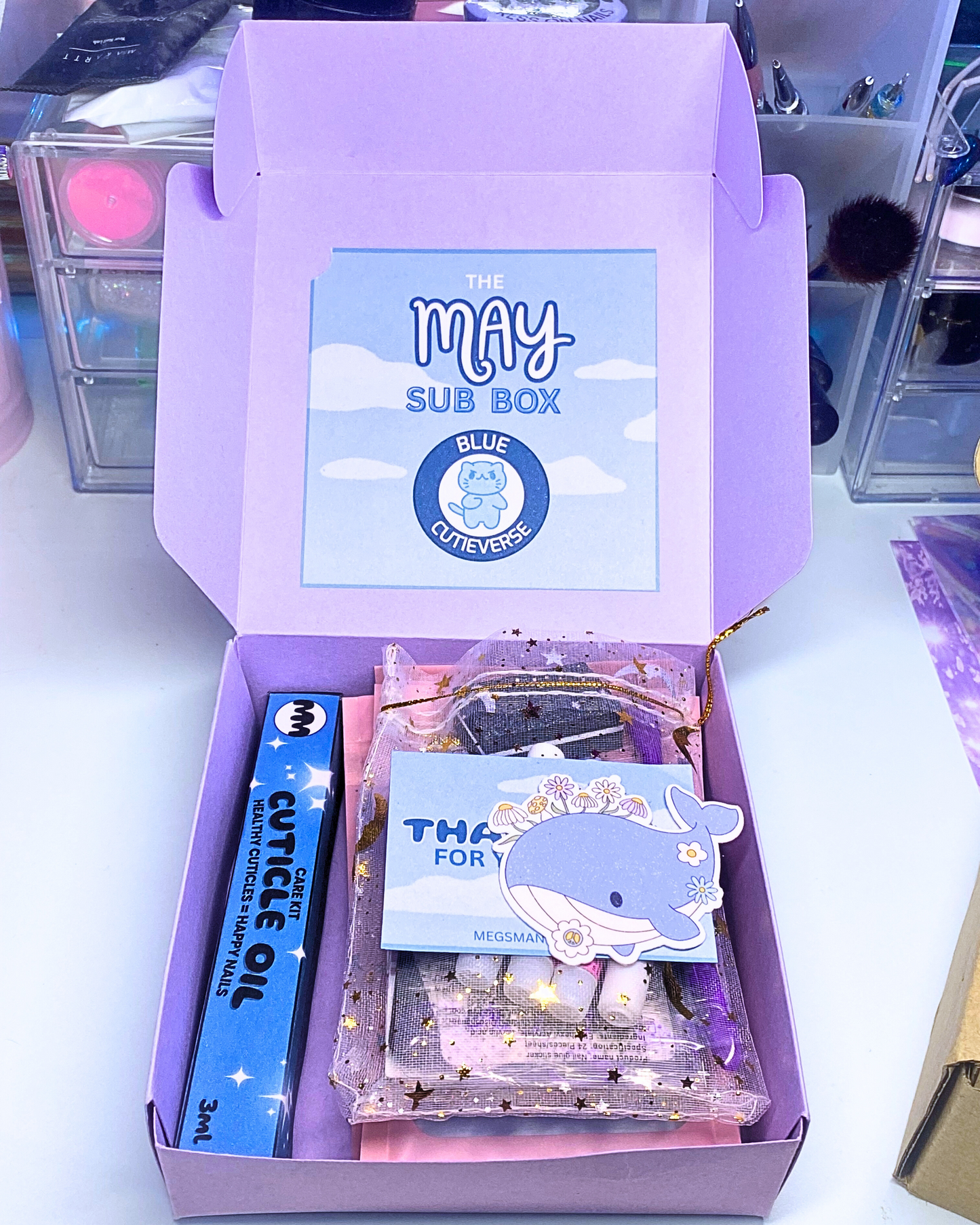 May Subscription Box – The Blue Cutieverse 💙✨